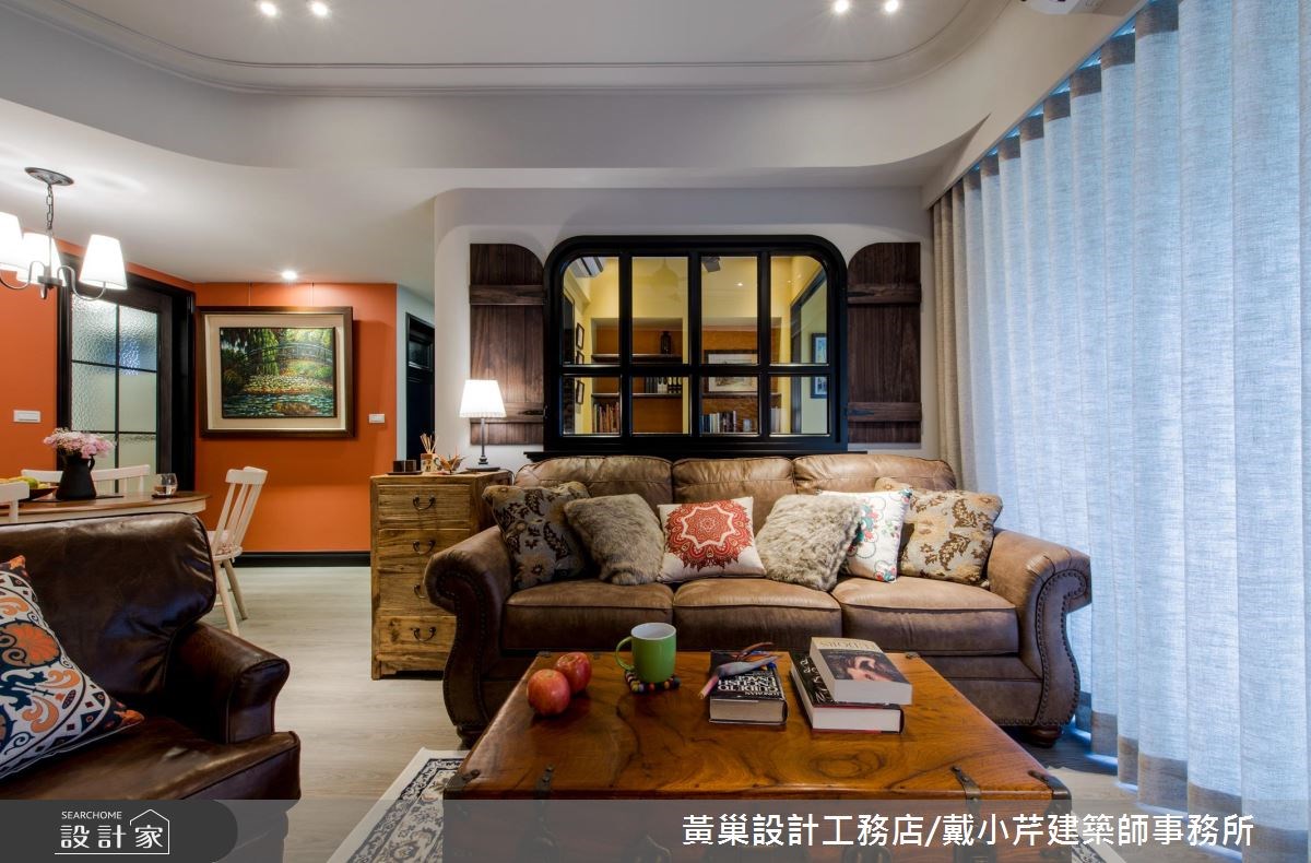 25坪預售屋＿混搭風客廳案例圖片＿黃巢設計工務店/戴小芹建築師事務所＿黃巢_38之6