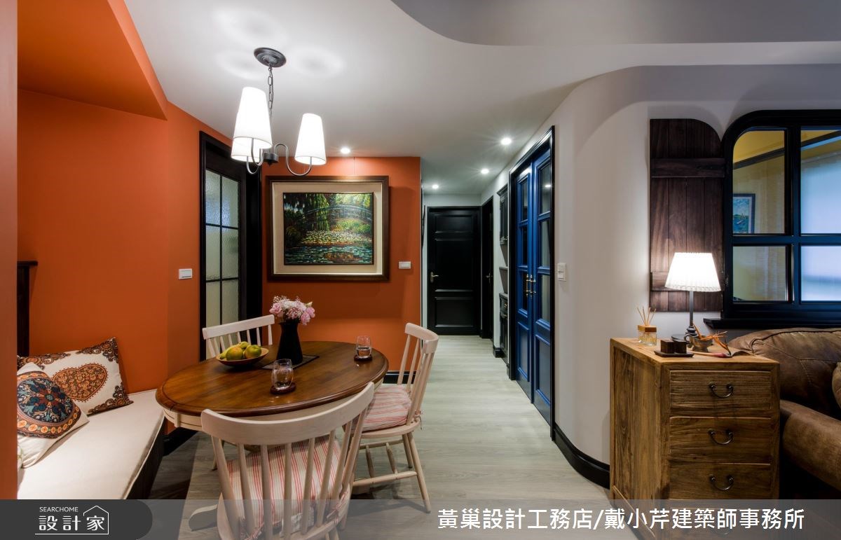 25坪預售屋＿混搭風客廳餐廳走廊案例圖片＿黃巢設計工務店/戴小芹建築師事務所＿黃巢_38之11