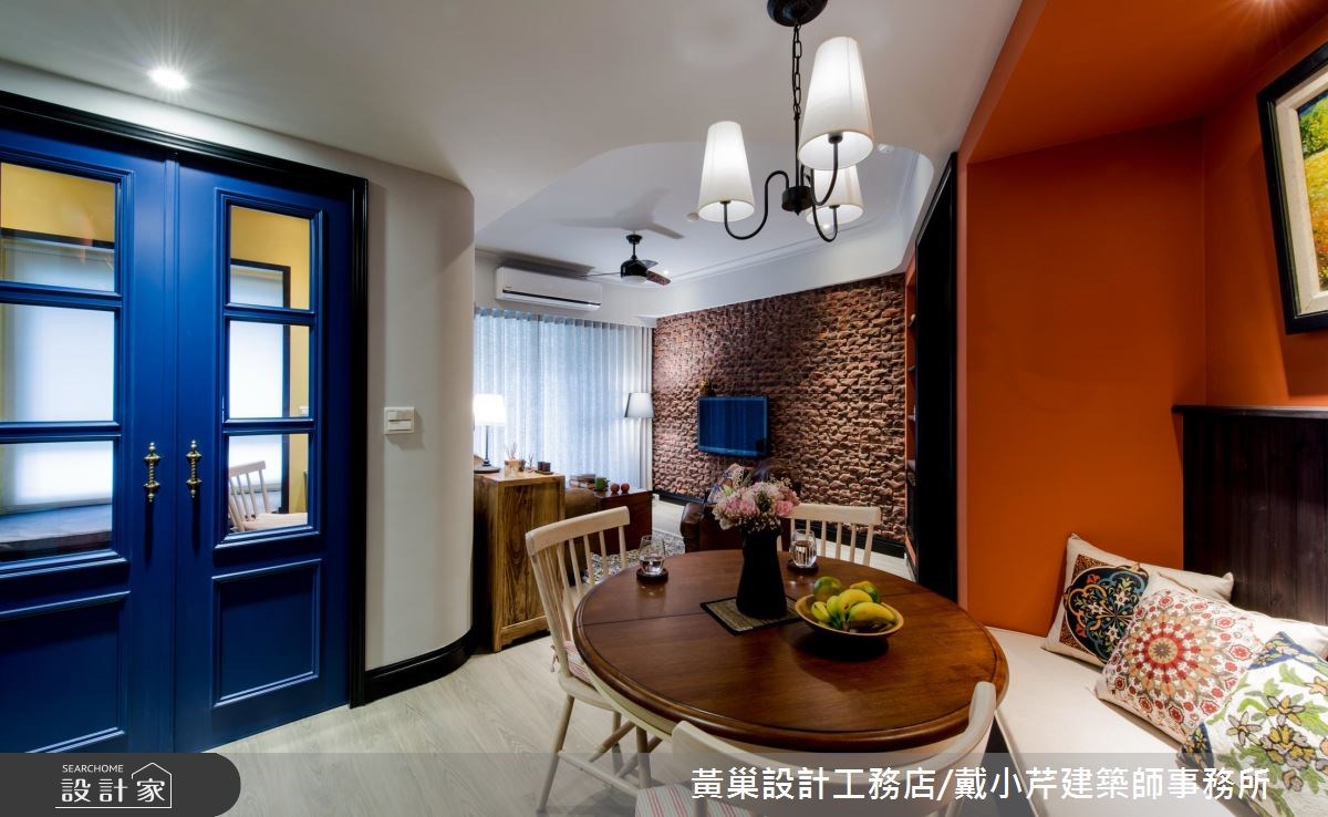 25坪預售屋＿混搭風客廳餐廳案例圖片＿黃巢設計工務店/戴小芹建築師事務所＿黃巢_38之12