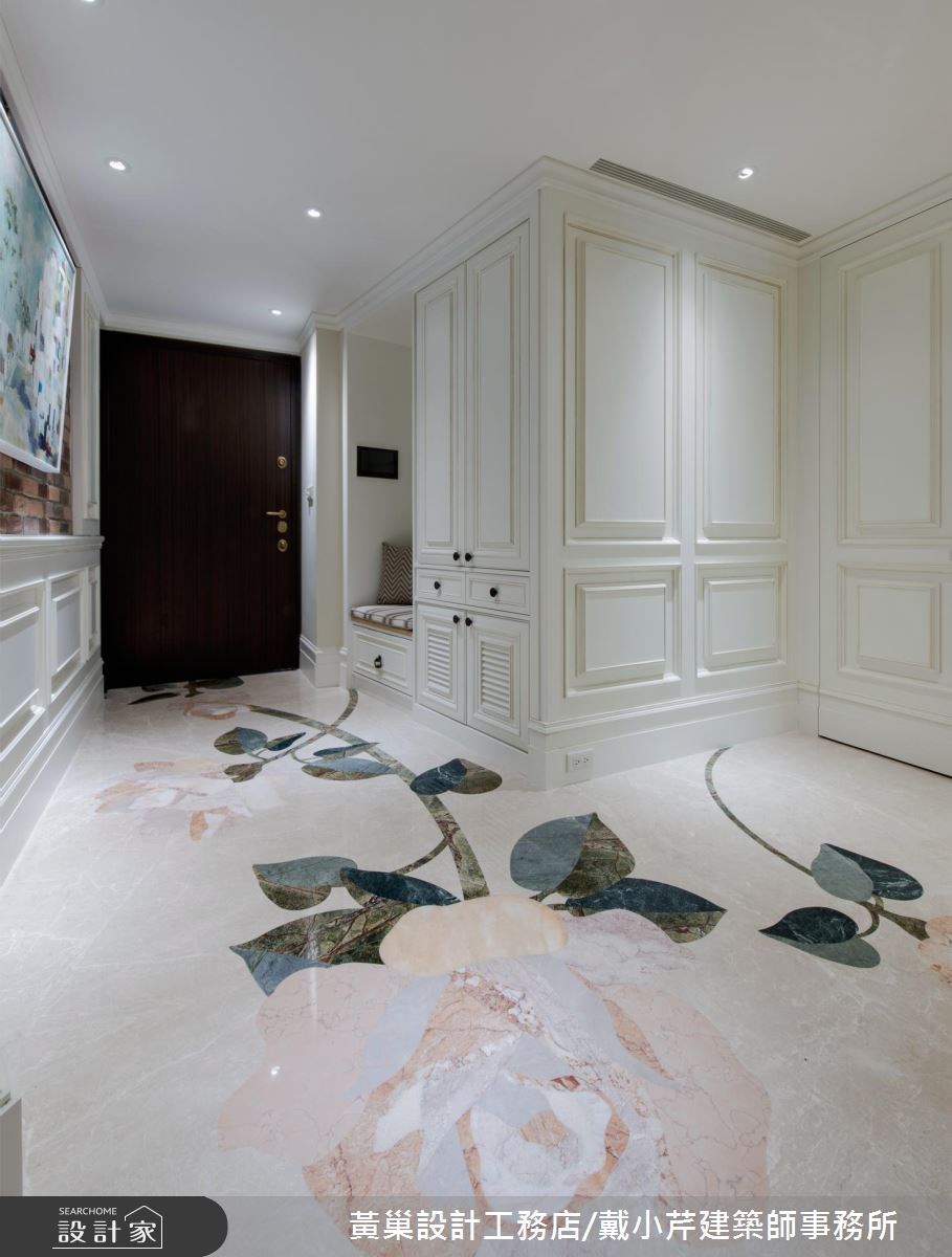 45坪新成屋(5年以下)＿新古典玄關臥榻案例圖片＿黃巢設計工務店/戴小芹建築師事務所＿黃巢_39之1