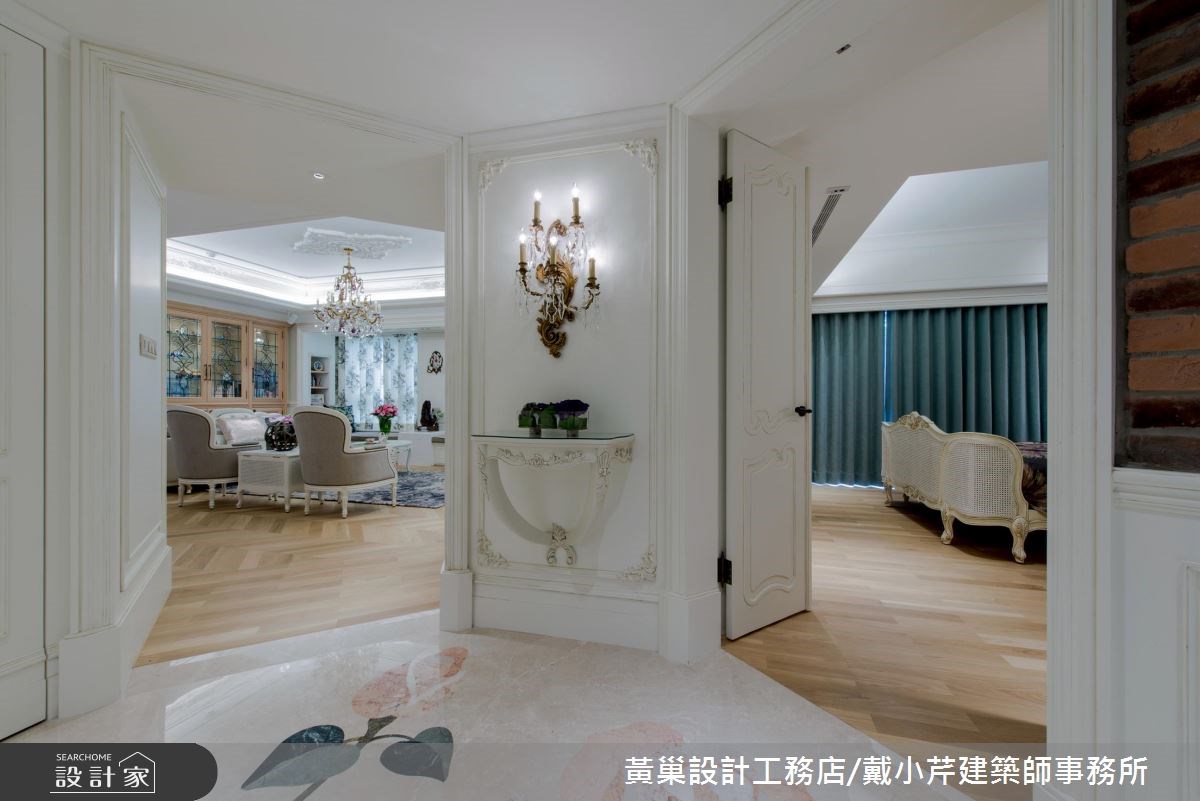 45坪新成屋(5年以下)＿新古典玄關案例圖片＿黃巢設計工務店/戴小芹建築師事務所＿黃巢_39之3