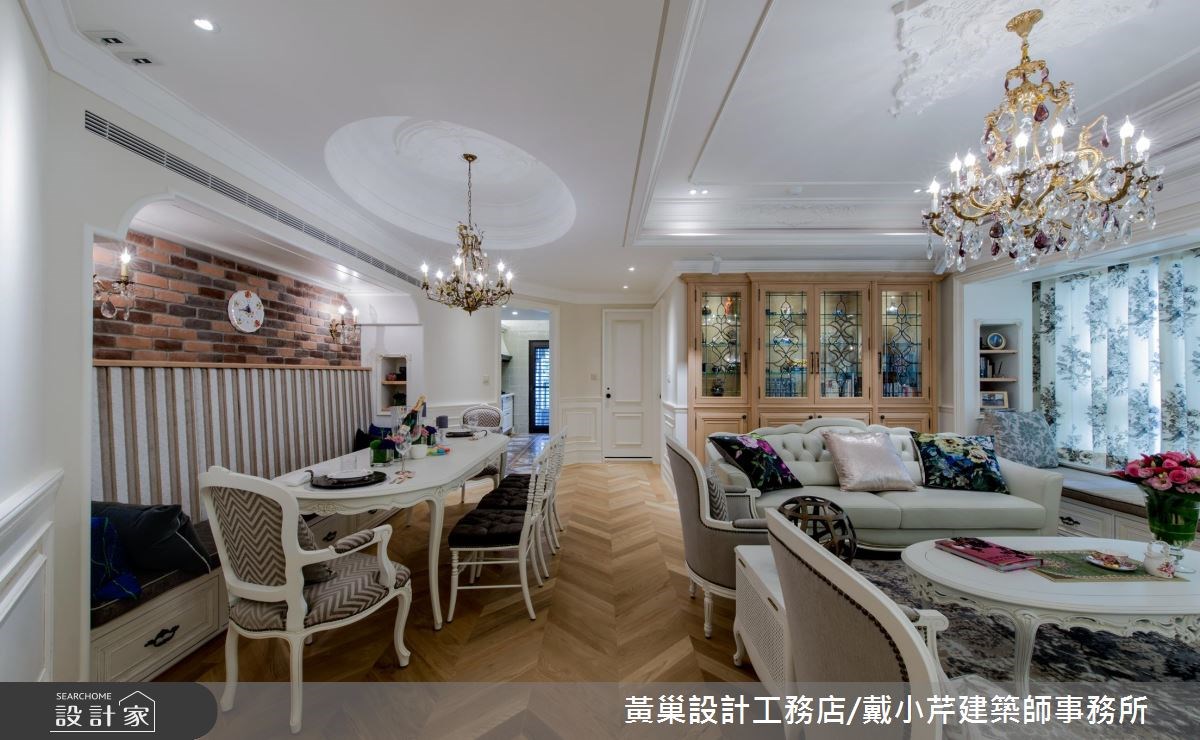 45坪新成屋(5年以下)＿新古典客廳餐廳案例圖片＿黃巢設計工務店/戴小芹建築師事務所＿黃巢_39之4