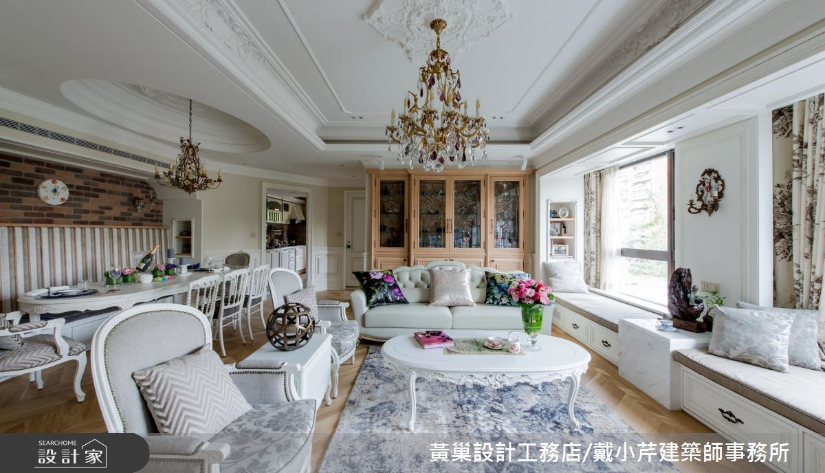 45坪新成屋(5年以下)＿新古典客廳案例圖片＿黃巢設計工務店/戴小芹建築師事務所＿黃巢_39之6