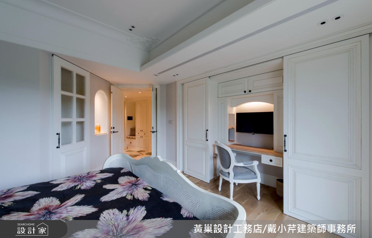 45坪新成屋(5年以下)＿新古典臥室案例圖片＿黃巢設計工務店/戴小芹建築師事務所＿黃巢_39之18