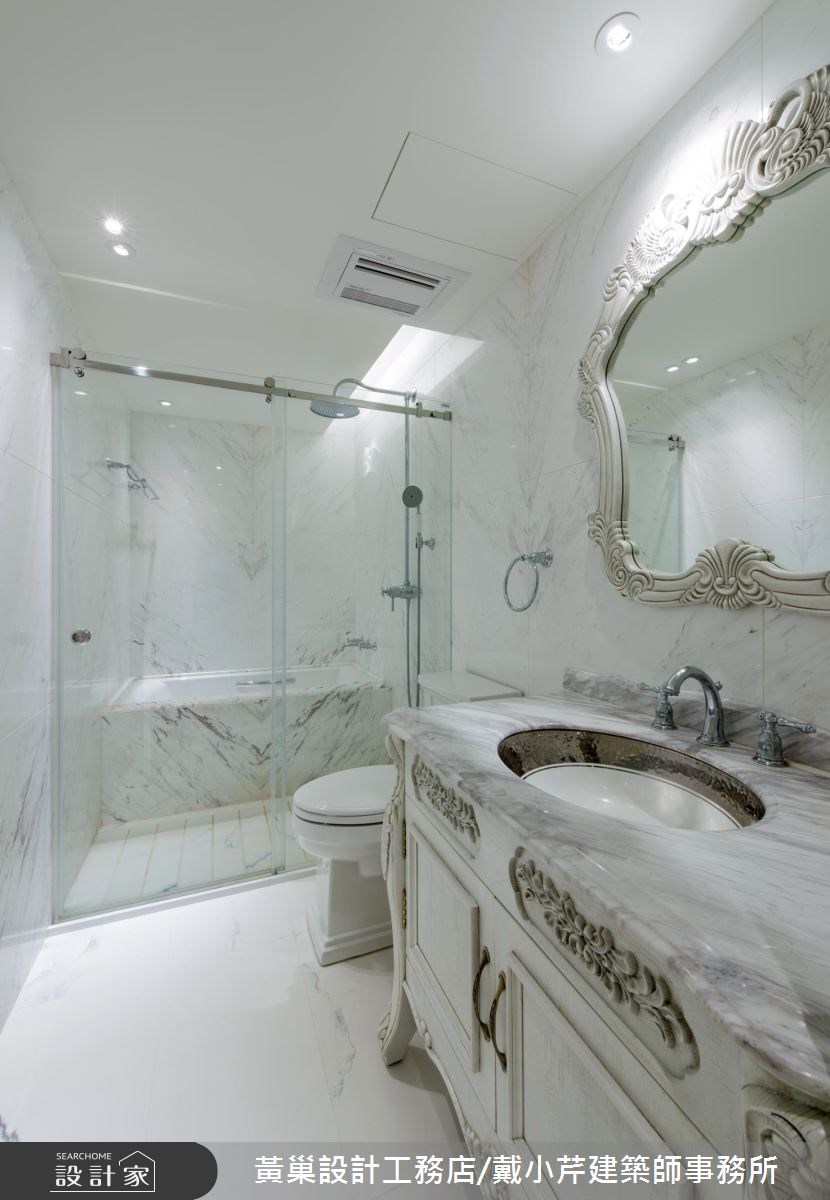 45坪新成屋(5年以下)＿新古典浴室案例圖片＿黃巢設計工務店/戴小芹建築師事務所＿黃巢_39之21