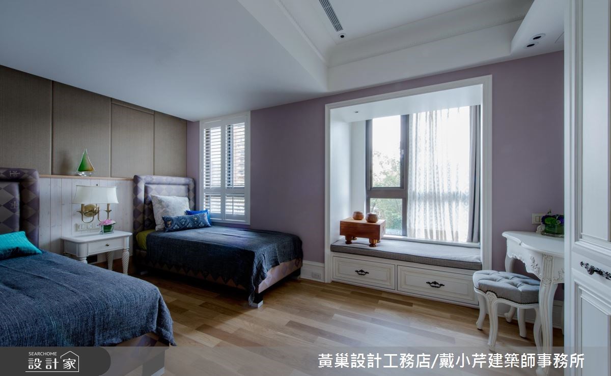 45坪新成屋(5年以下)＿新古典臥室臥榻案例圖片＿黃巢設計工務店/戴小芹建築師事務所＿黃巢_39之23