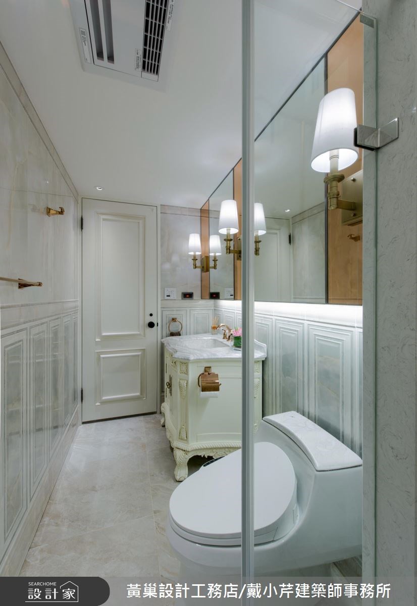 45坪新成屋(5年以下)＿新古典浴室案例圖片＿黃巢設計工務店/戴小芹建築師事務所＿黃巢_39之28