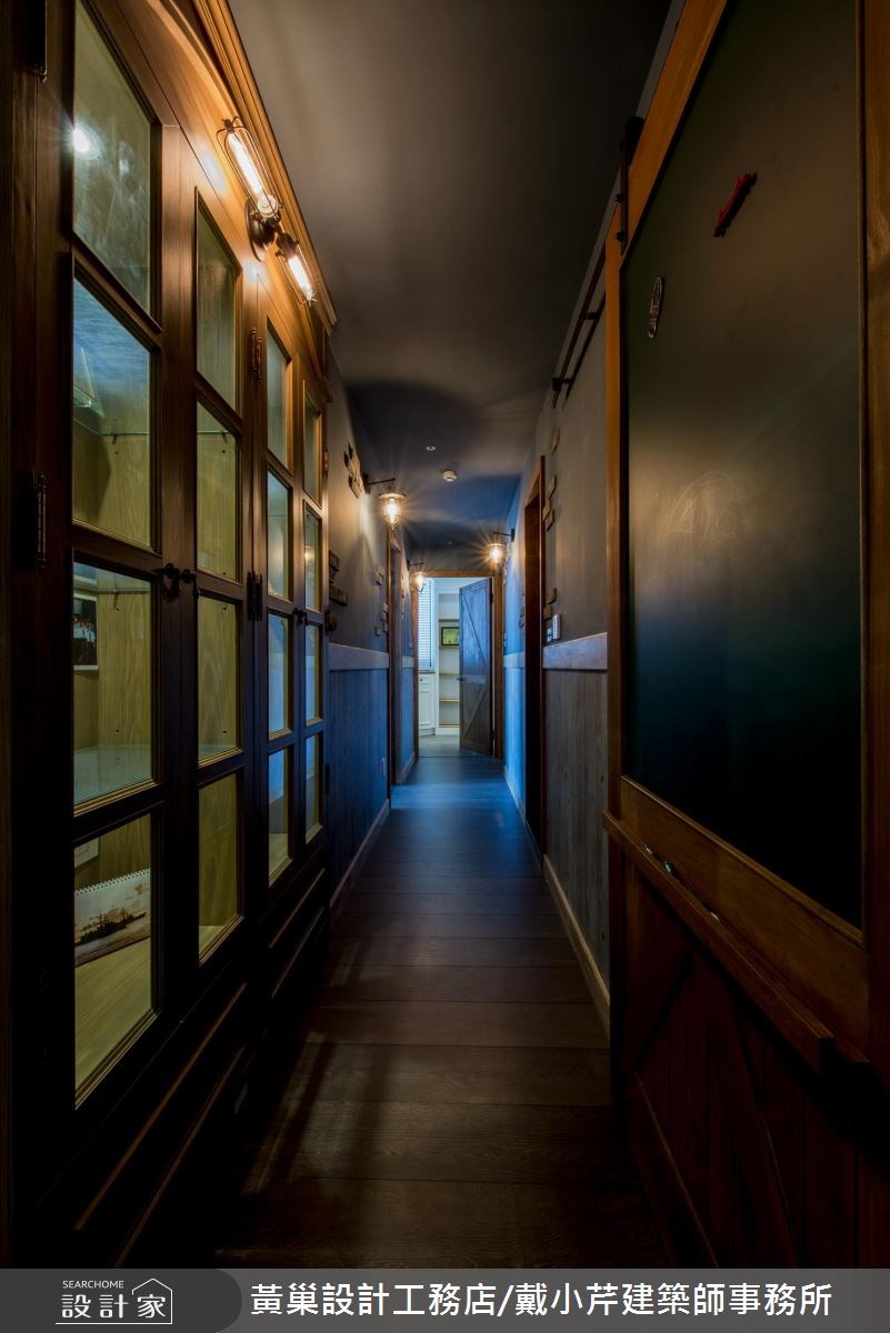 40坪預售屋＿美式風走廊案例圖片＿黃巢設計工務店/戴小芹建築師事務所＿黃巢_40之20