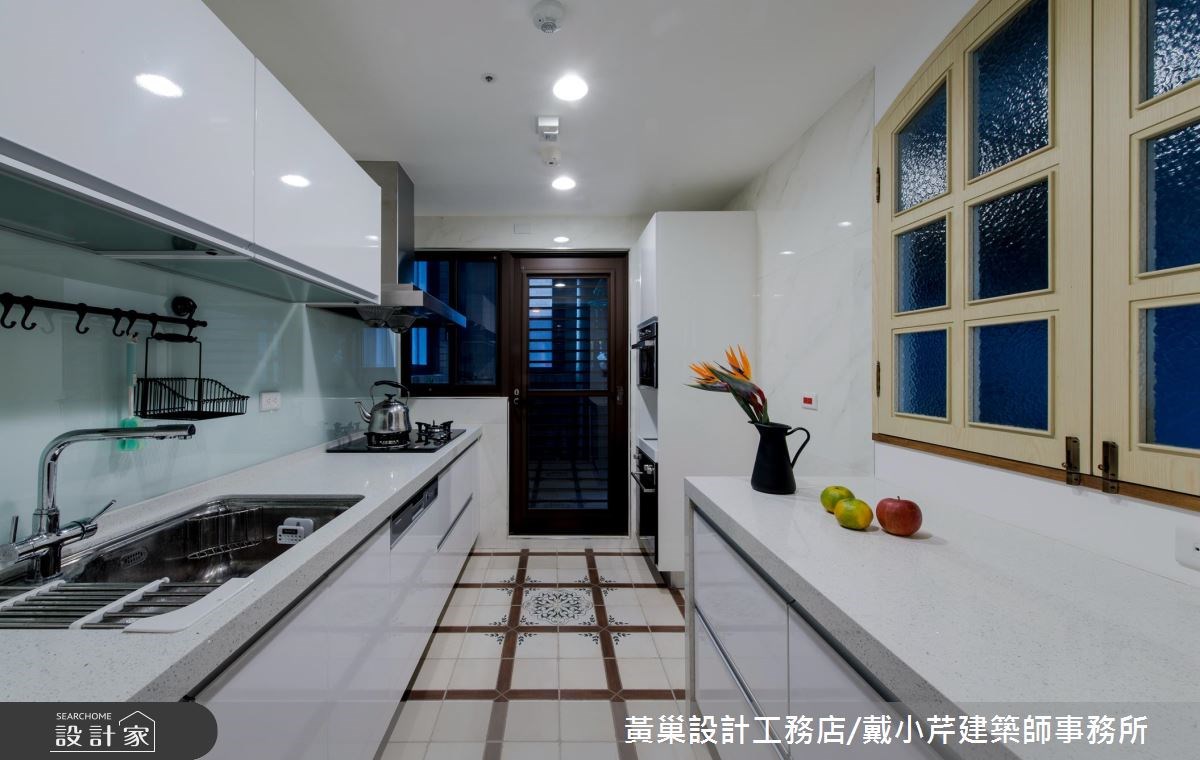 40坪預售屋＿美式風廚房案例圖片＿黃巢設計工務店/戴小芹建築師事務所＿黃巢_40之22