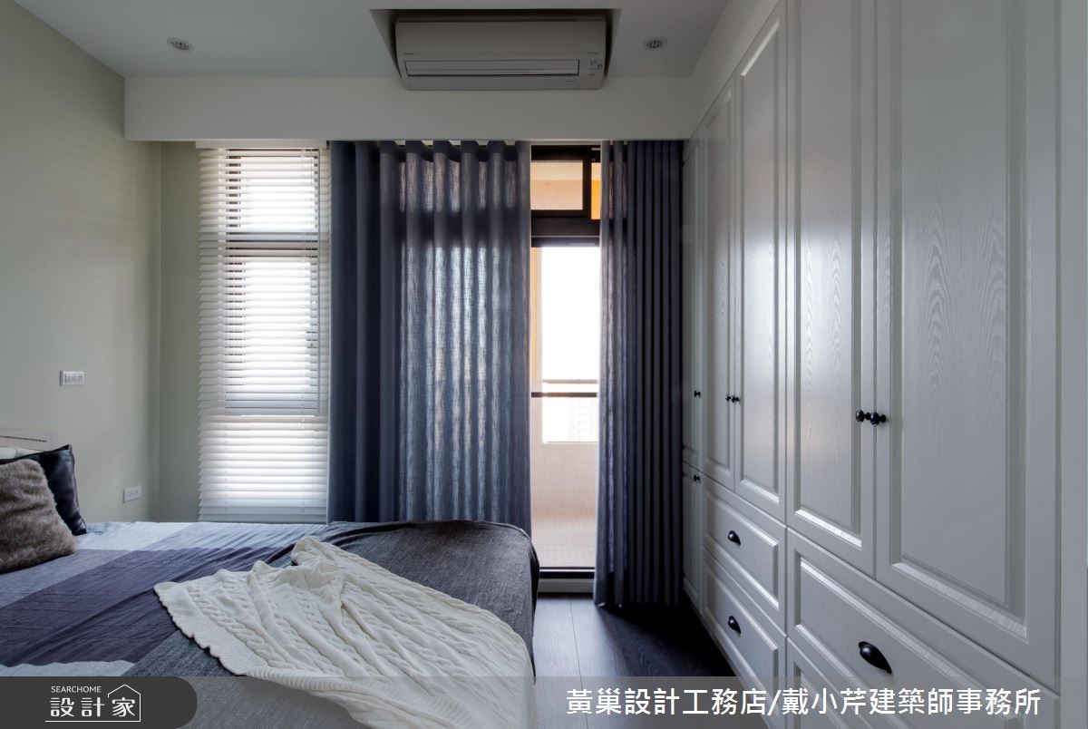 40坪預售屋＿美式風臥室案例圖片＿黃巢設計工務店/戴小芹建築師事務所＿黃巢_40之26