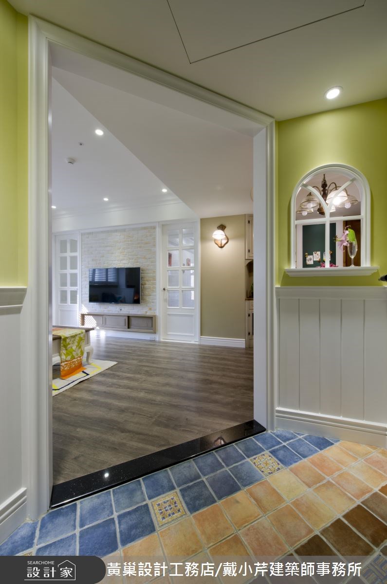 30坪新成屋(5年以下)＿美式風玄關客廳案例圖片＿黃巢設計工務店/戴小芹建築師事務所＿黃巢_41之1