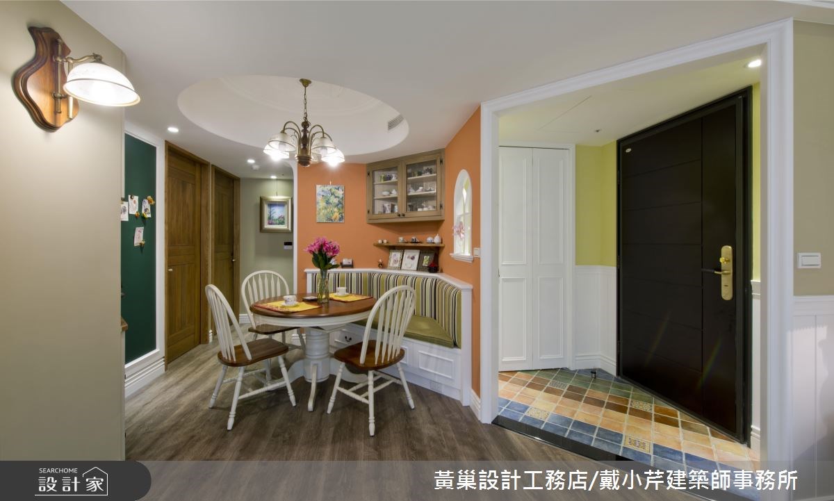 30坪新成屋(5年以下)＿美式風玄關餐廳案例圖片＿黃巢設計工務店/戴小芹建築師事務所＿黃巢_41之2
