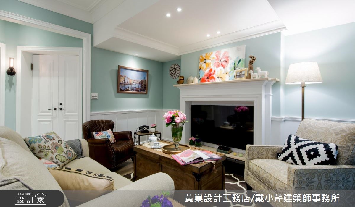 15坪老屋(16~30年)＿美式風客廳案例圖片＿黃巢設計工務店/戴小芹建築師事務所＿黃巢_42之7