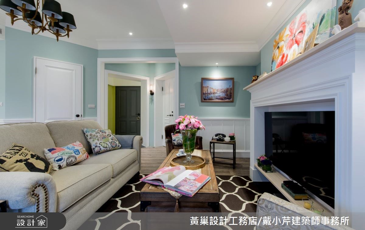 15坪老屋(16~30年)＿美式風客廳案例圖片＿黃巢設計工務店/戴小芹建築師事務所＿黃巢_42之8