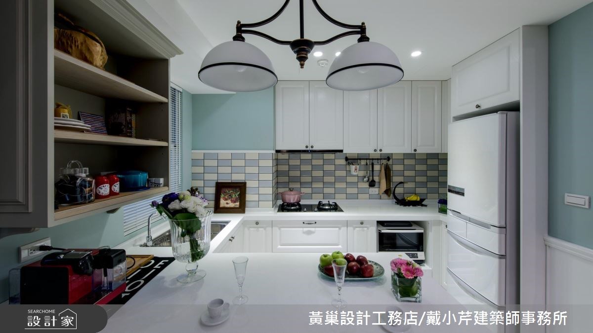 15坪老屋(16~30年)＿美式風廚房吧檯案例圖片＿黃巢設計工務店/戴小芹建築師事務所＿黃巢_42之13