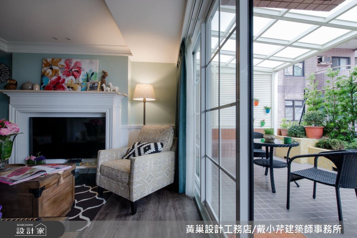 15坪老屋(16~30年)＿美式風客廳案例圖片＿黃巢設計工務店/戴小芹建築師事務所＿黃巢_42之18