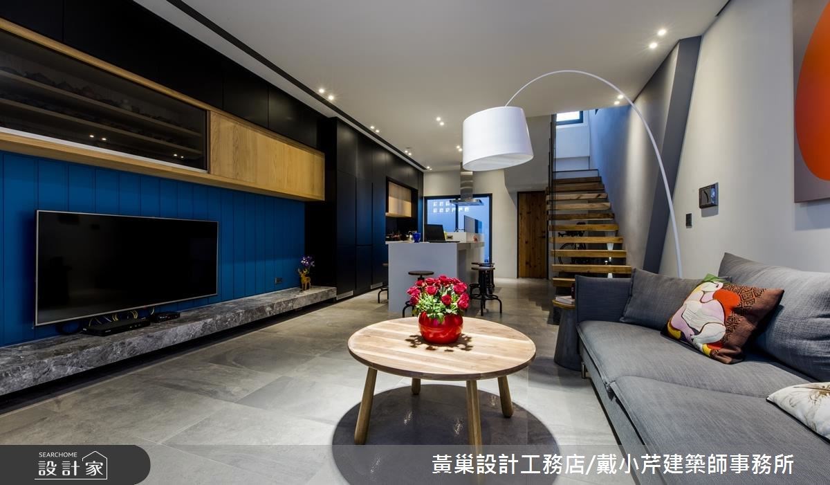 70坪＿現代風客廳吧檯案例圖片＿黃巢設計工務店/戴小芹建築師事務所＿黃巢_44之11