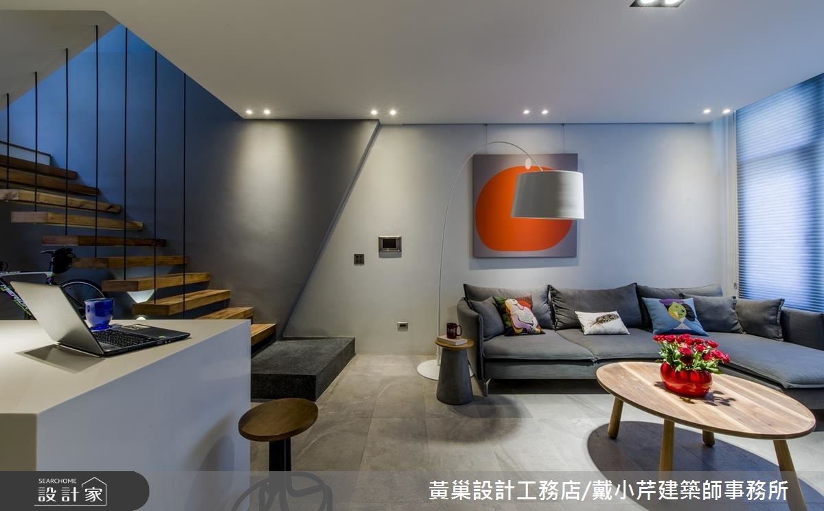 70坪＿現代風客廳吧檯案例圖片＿黃巢設計工務店/戴小芹建築師事務所＿黃巢_44之12
