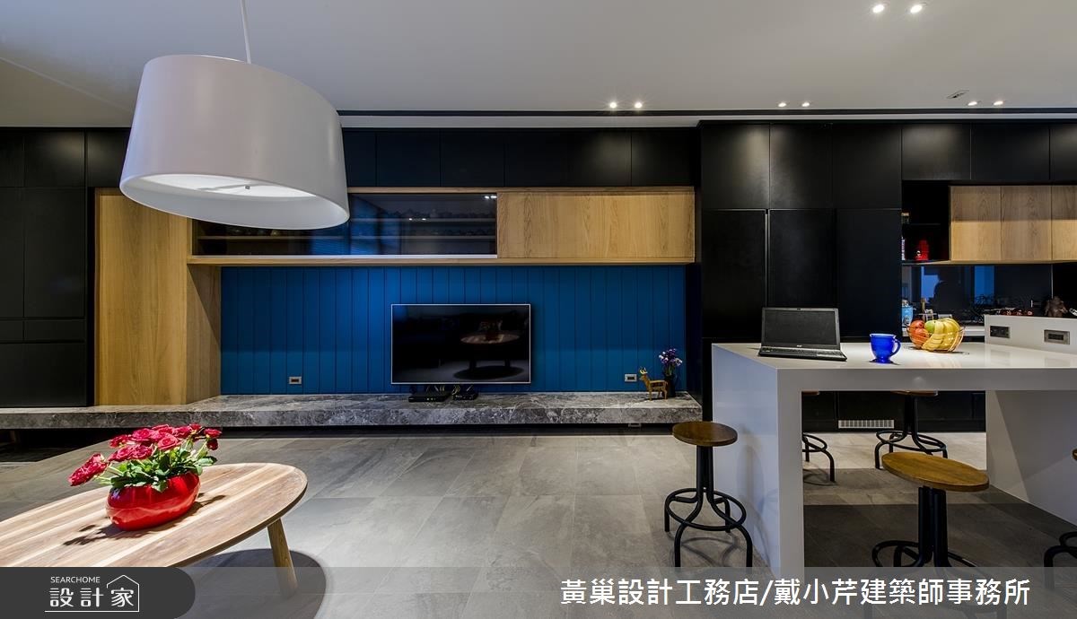 70坪＿現代風客廳吧檯案例圖片＿黃巢設計工務店/戴小芹建築師事務所＿黃巢_44之13