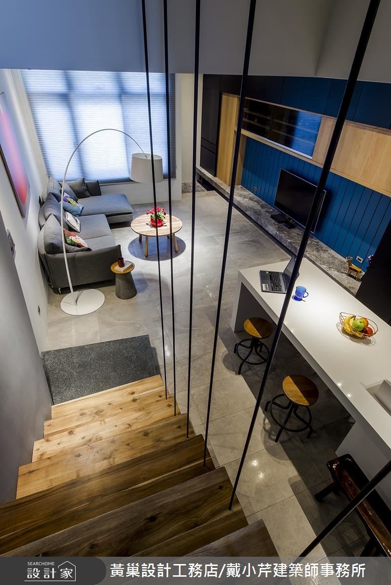 70坪＿現代風客廳吧檯樓梯案例圖片＿黃巢設計工務店/戴小芹建築師事務所＿黃巢_44之26