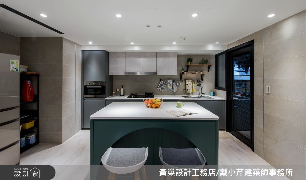 45坪新成屋(5年以下)＿北歐風廚房案例圖片＿黃巢設計工務店/戴小芹建築師事務所＿黃巢_46之32