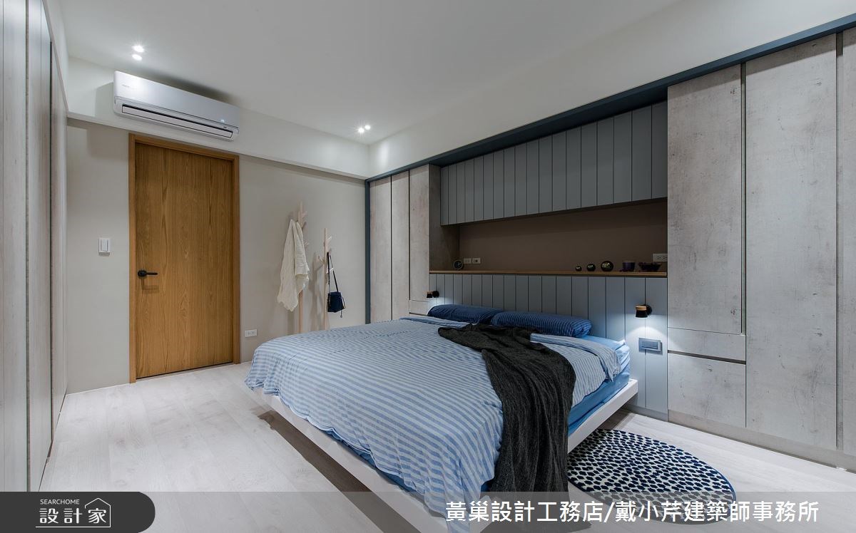 45坪新成屋(5年以下)＿北歐風臥室案例圖片＿黃巢設計工務店/戴小芹建築師事務所＿黃巢_46之39