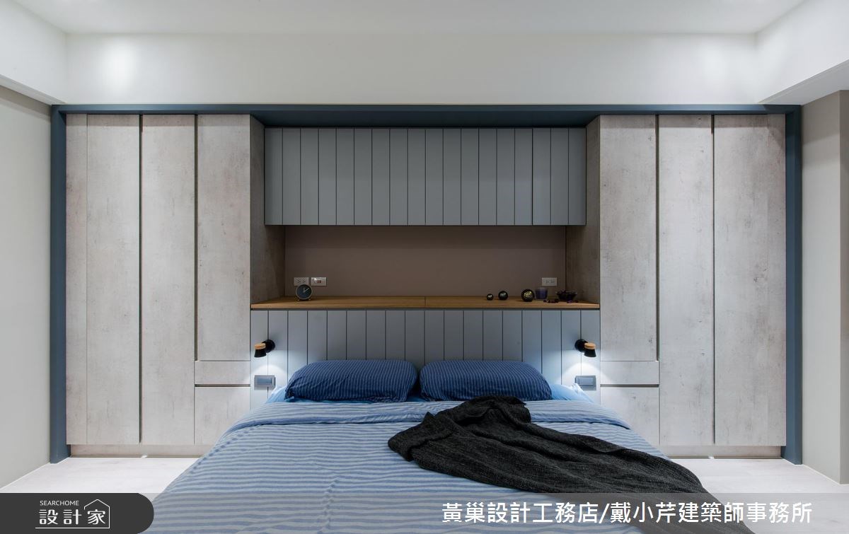 45坪新成屋(5年以下)＿北歐風臥室案例圖片＿黃巢設計工務店/戴小芹建築師事務所＿黃巢_46之40