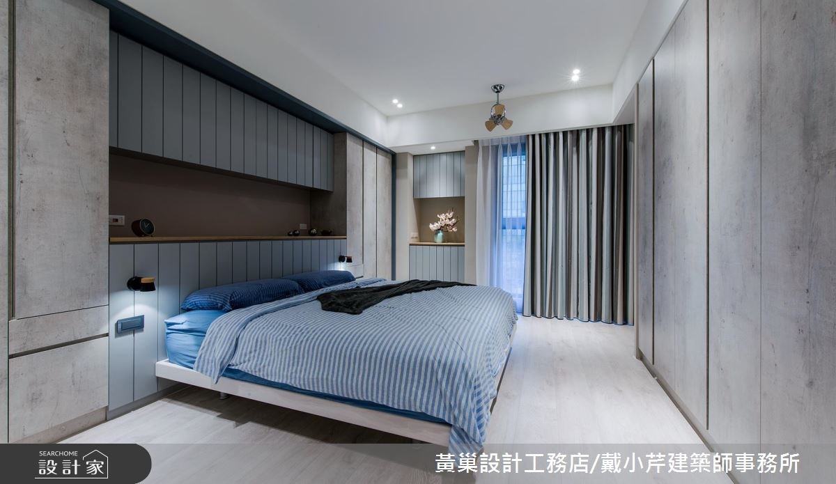 45坪新成屋(5年以下)＿北歐風臥室案例圖片＿黃巢設計工務店/戴小芹建築師事務所＿黃巢_46之41