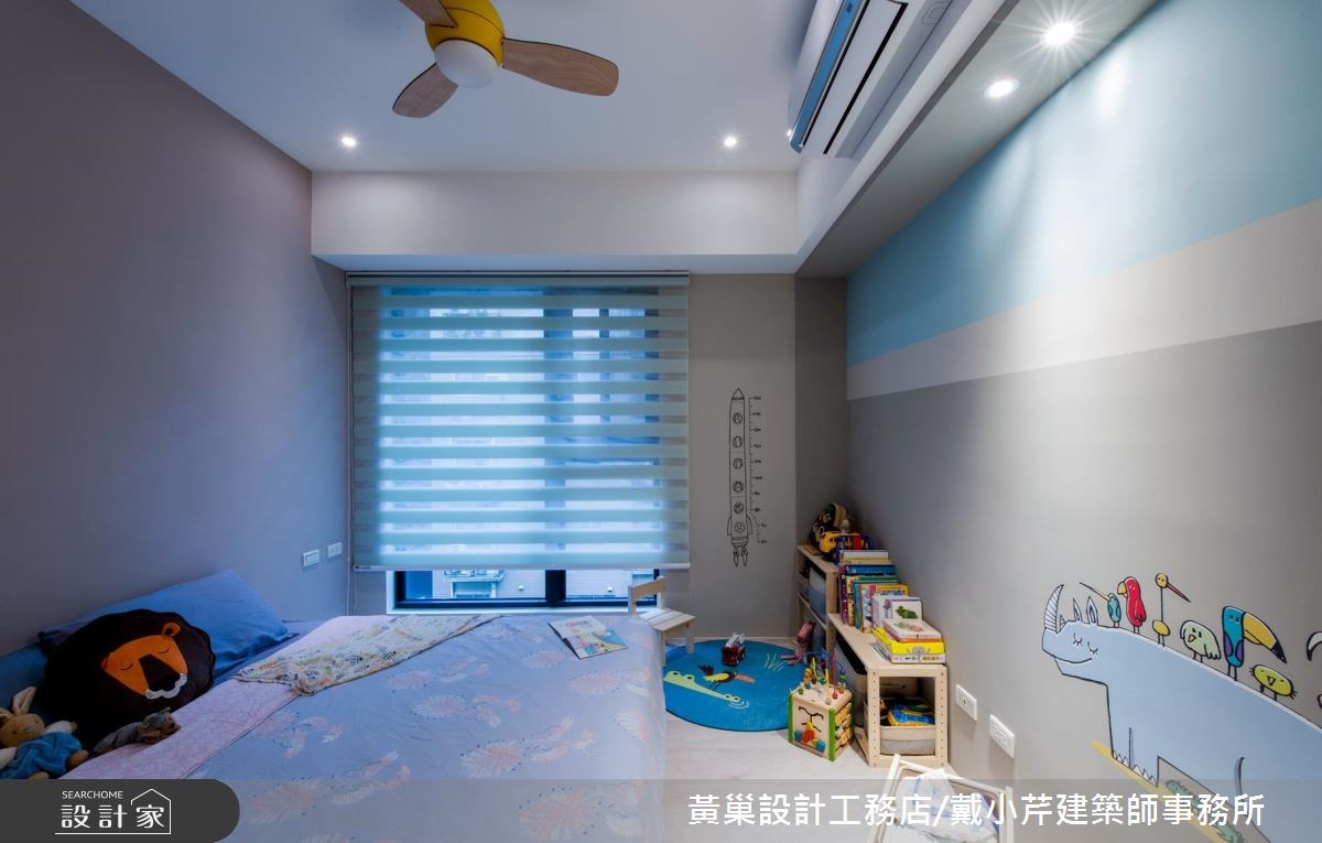 45坪新成屋(5年以下)＿北歐風臥室案例圖片＿黃巢設計工務店/戴小芹建築師事務所＿黃巢_46之43