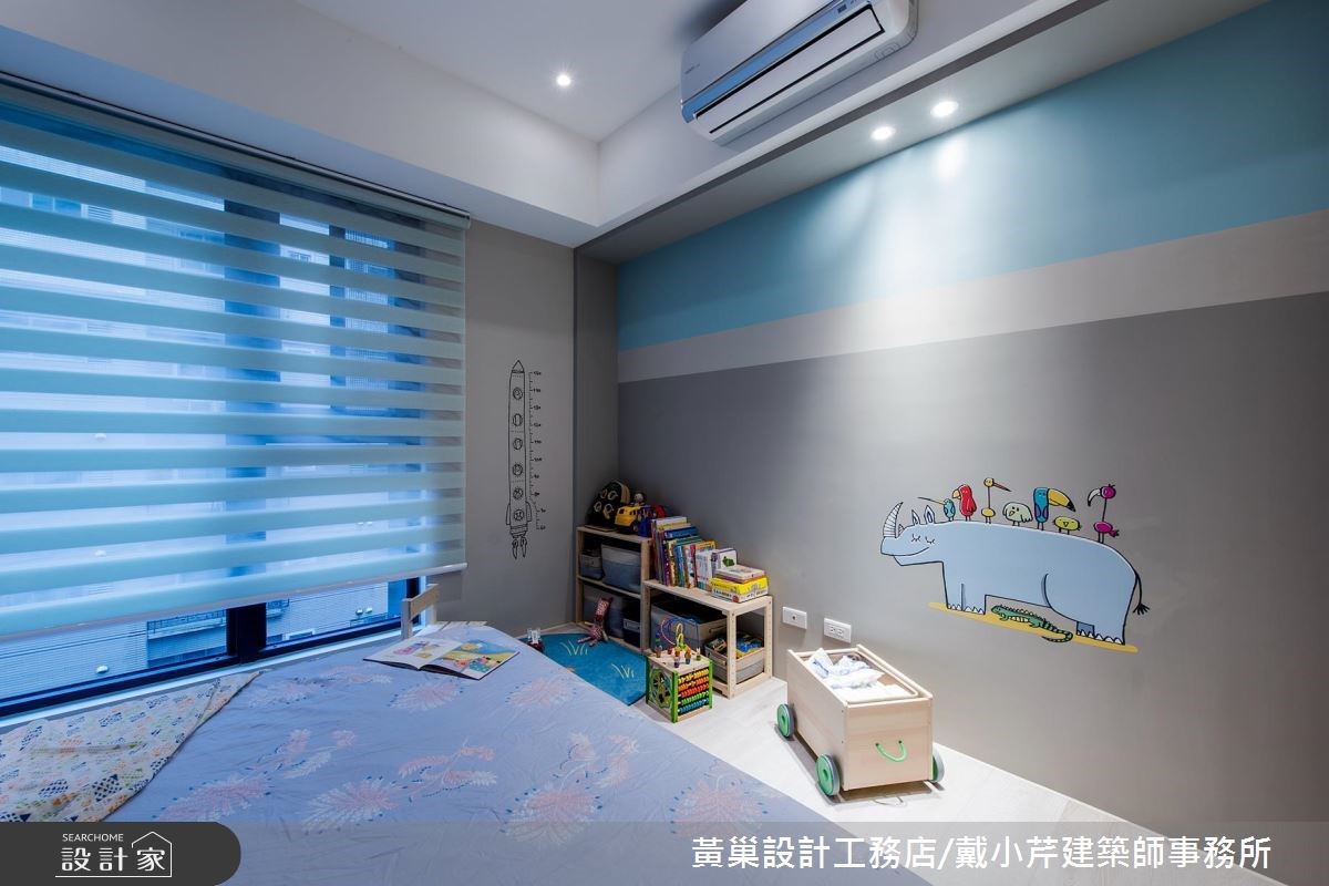 45坪新成屋(5年以下)＿北歐風臥室案例圖片＿黃巢設計工務店/戴小芹建築師事務所＿黃巢_46之44