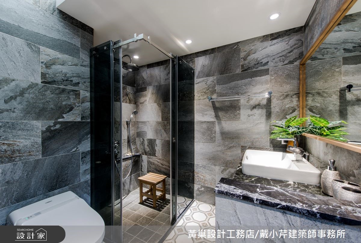 55坪新成屋(5年以下)＿鄉村風浴室案例圖片＿黃巢設計工務店/戴小芹建築師事務所＿黃巢_47之48