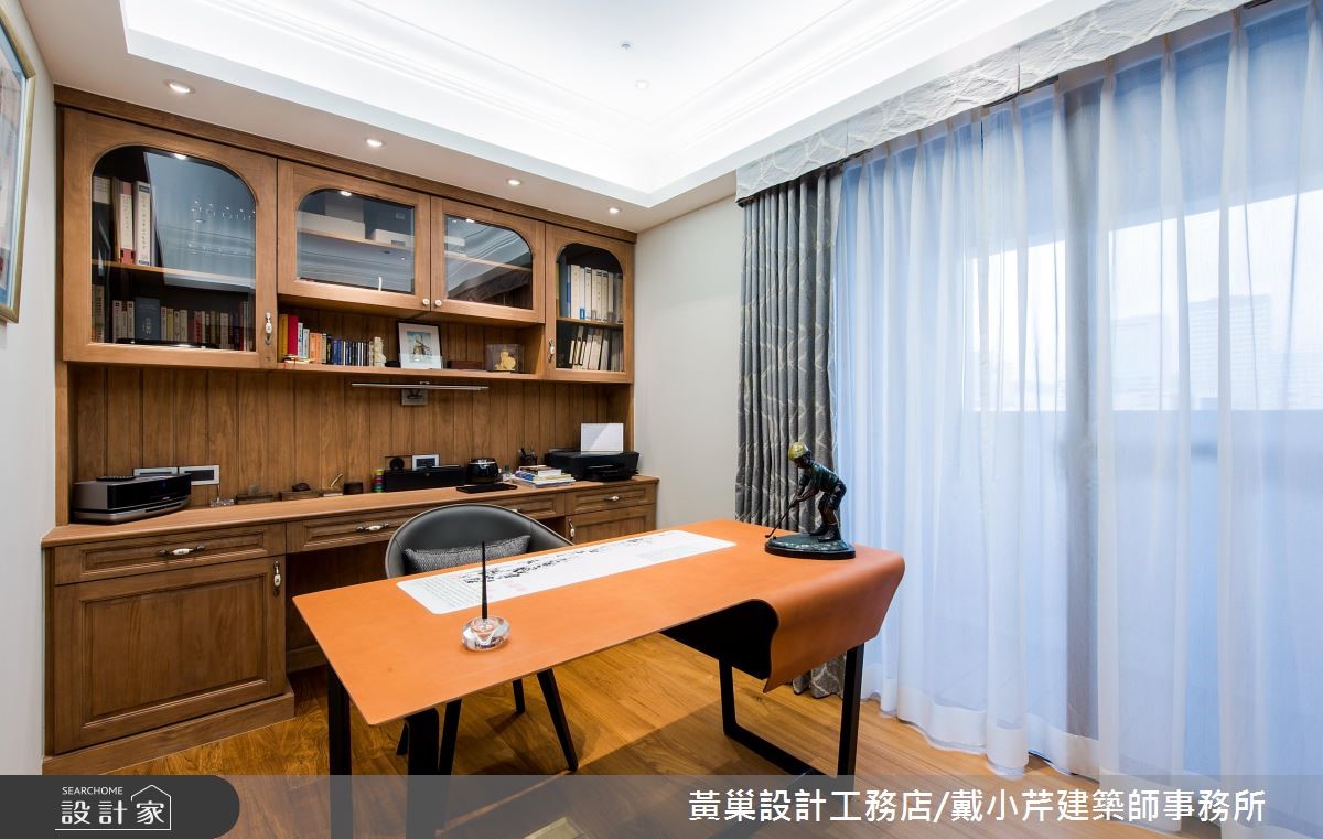 55坪新成屋(5年以下)＿鄉村風書房案例圖片＿黃巢設計工務店/戴小芹建築師事務所＿黃巢_47之52