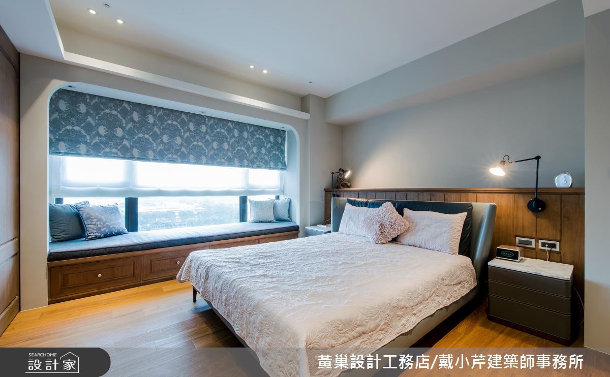 55坪新成屋(5年以下)＿鄉村風臥室臥榻案例圖片＿黃巢設計工務店/戴小芹建築師事務所＿黃巢_47之3610