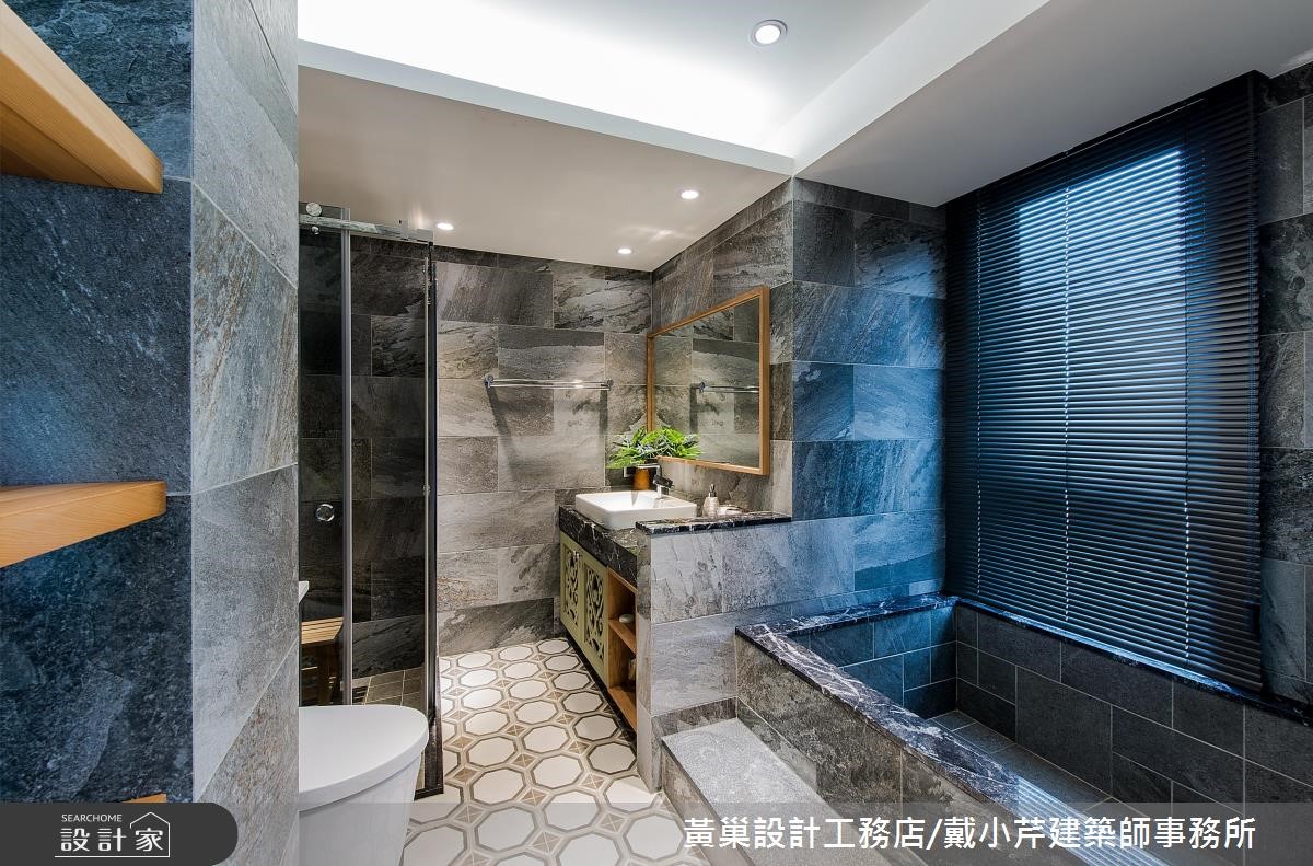 55坪新成屋(5年以下)＿鄉村風浴室案例圖片＿黃巢設計工務店/戴小芹建築師事務所＿黃巢_47之46