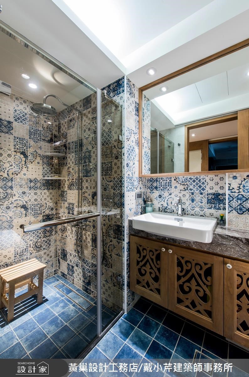 55坪新成屋(5年以下)＿鄉村風浴室案例圖片＿黃巢設計工務店/戴小芹建築師事務所＿黃巢_47之55