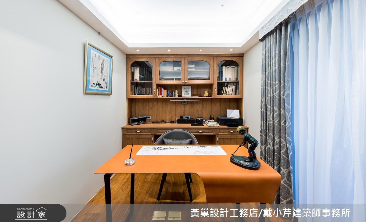 55坪新成屋(5年以下)＿鄉村風書房案例圖片＿黃巢設計工務店/戴小芹建築師事務所＿黃巢_47之53