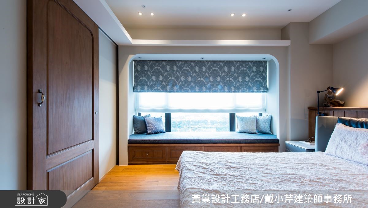 55坪新成屋(5年以下)＿鄉村風臥室案例圖片＿黃巢設計工務店/戴小芹建築師事務所＿黃巢_47之43