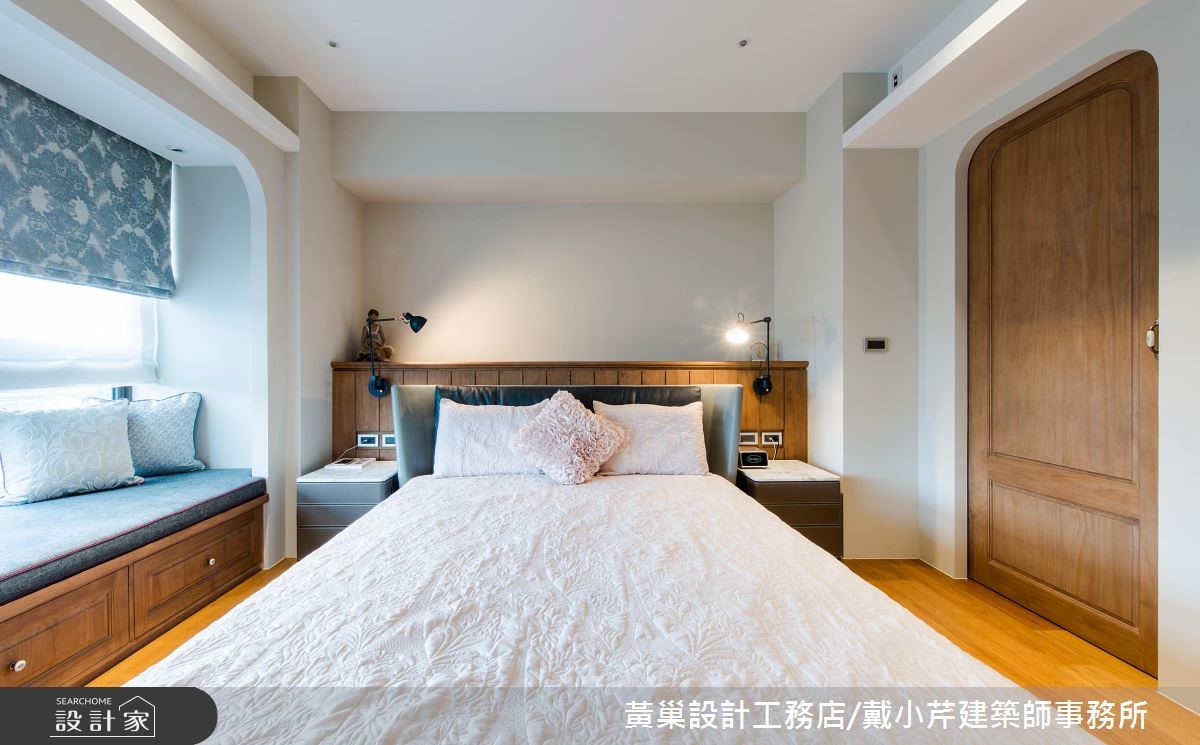 55坪新成屋(5年以下)＿鄉村風臥室案例圖片＿黃巢設計工務店/戴小芹建築師事務所＿黃巢_47之40