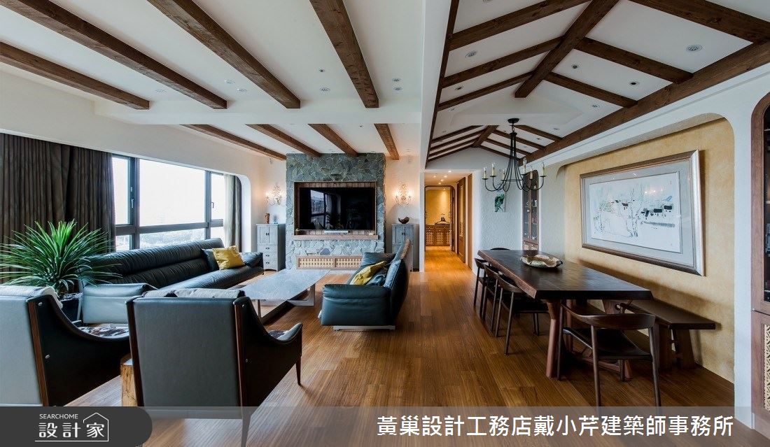 55坪新成屋(5年以下)＿鄉村風案例圖片＿黃巢設計工務店/戴小芹建築師事務所＿黃巢_47之13