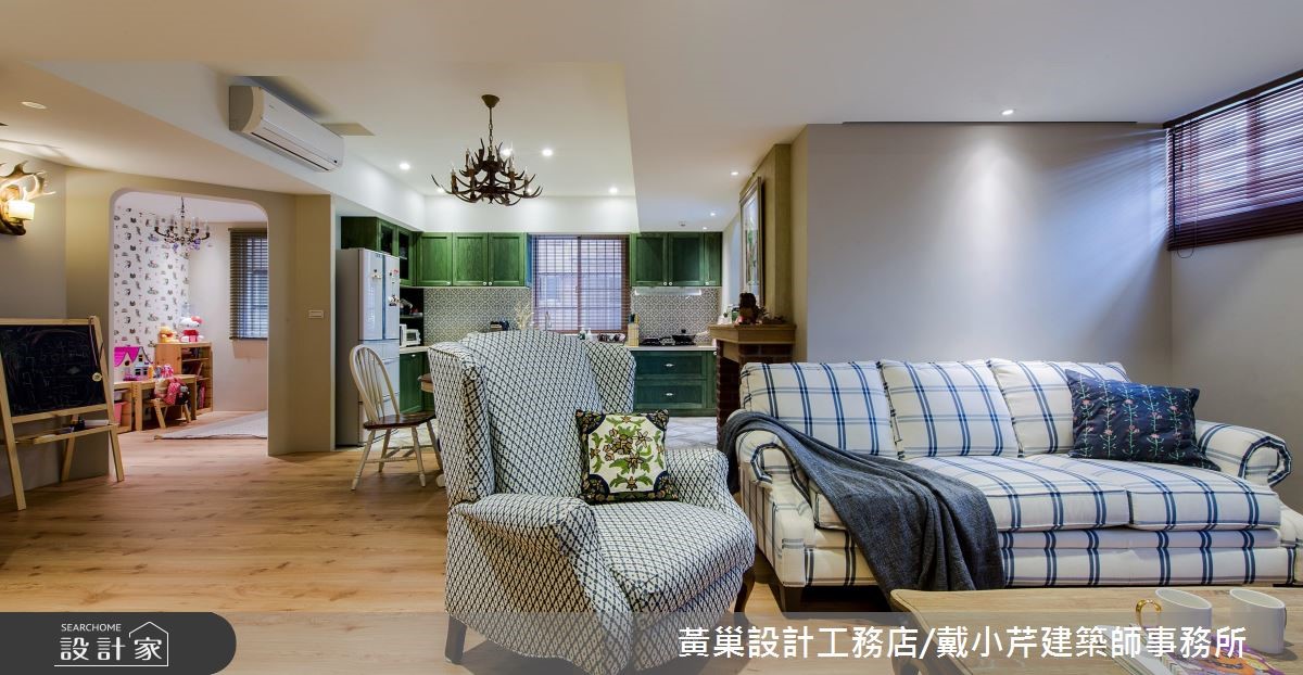 50坪中古屋(5~15年)＿鄉村風客廳案例圖片＿黃巢設計工務店/戴小芹建築師事務所＿黃巢_49之4