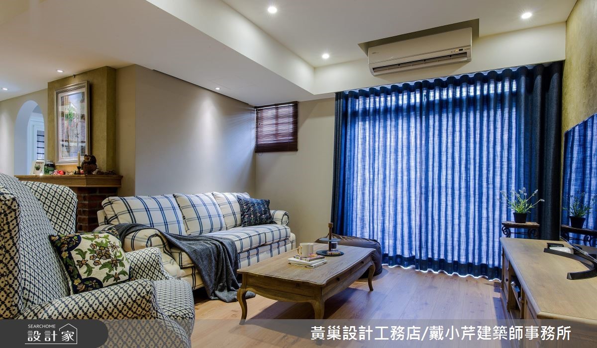 50坪中古屋(5~15年)＿鄉村風客廳案例圖片＿黃巢設計工務店/戴小芹建築師事務所＿黃巢_49之6