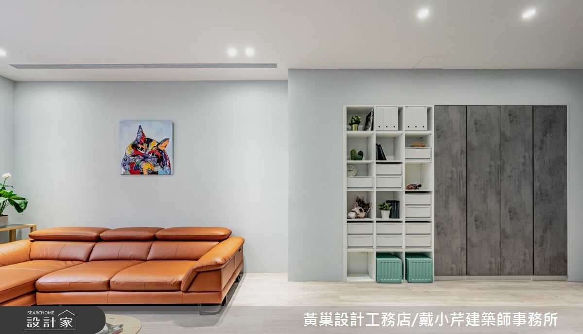 70坪新成屋(5年以下)＿北歐風客廳案例圖片＿黃巢設計工務店/戴小芹建築師事務所＿黃巢_51之7