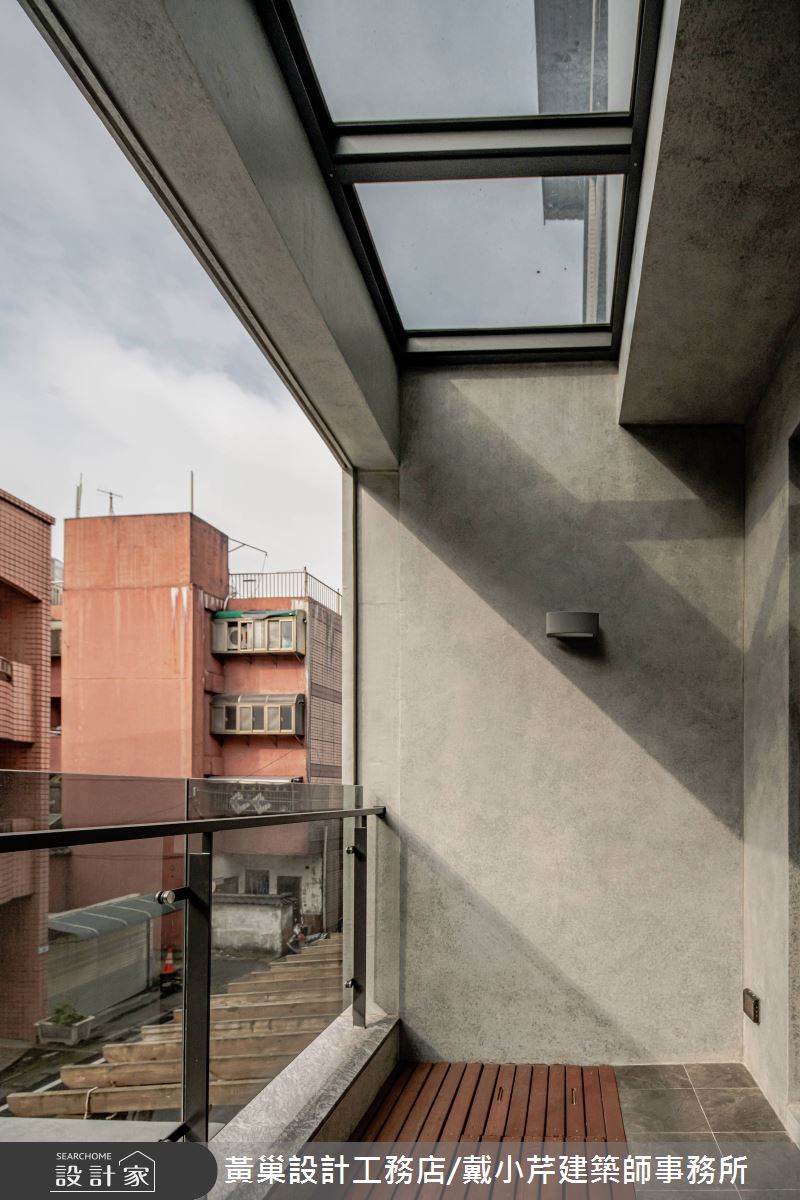 70坪新成屋(5年以下)＿北歐風陽台案例圖片＿黃巢設計工務店/戴小芹建築師事務所＿黃巢_51之14