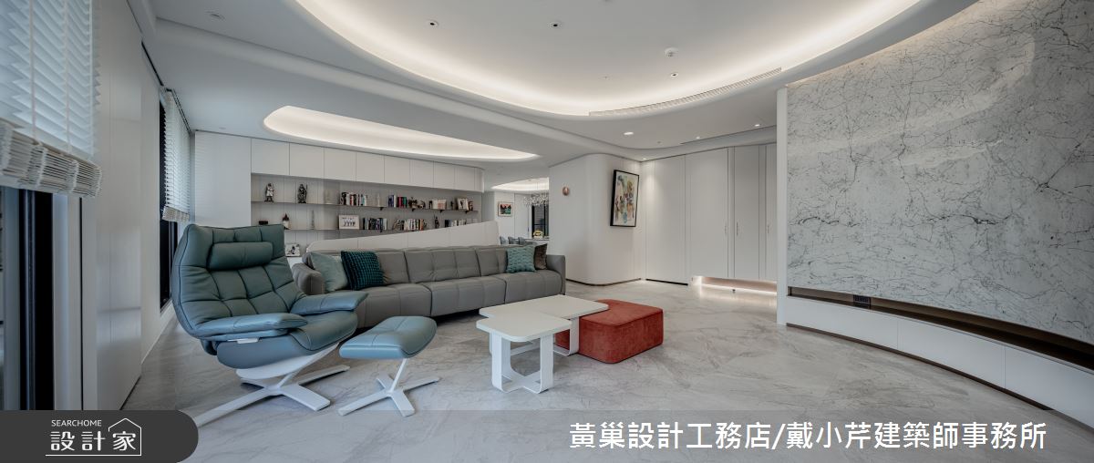 53坪新成屋(5年以下)＿現代風客廳案例圖片＿黃巢設計工務店/戴小芹建築師事務所＿黃巢_53之5