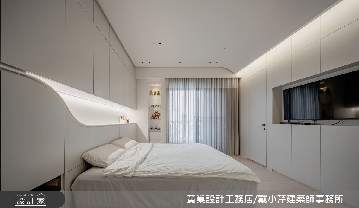 53坪新成屋(5年以下)＿現代風臥室案例圖片＿黃巢設計工務店/戴小芹建築師事務所＿黃巢_53之18