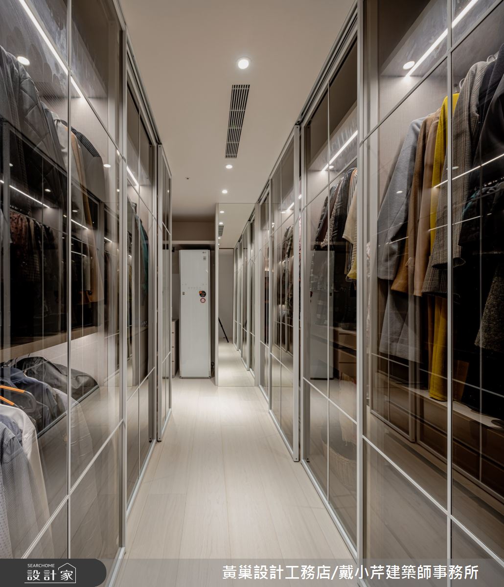 53坪新成屋(5年以下)＿現代風更衣間案例圖片＿黃巢設計工務店/戴小芹建築師事務所＿黃巢_53之22