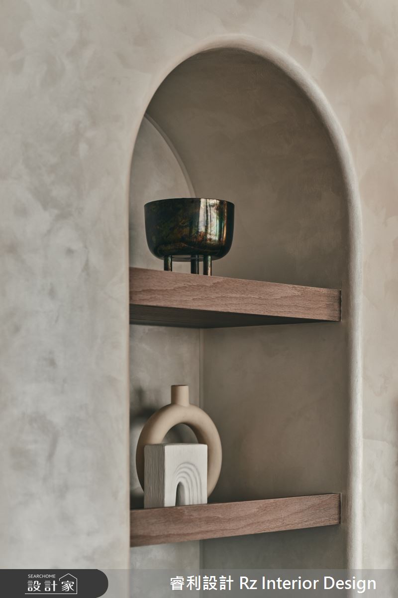 18坪新成屋(5年以下)＿混搭風案例圖片＿睿利設計＿睿利_02.雲霧裡的紅霓分層之15