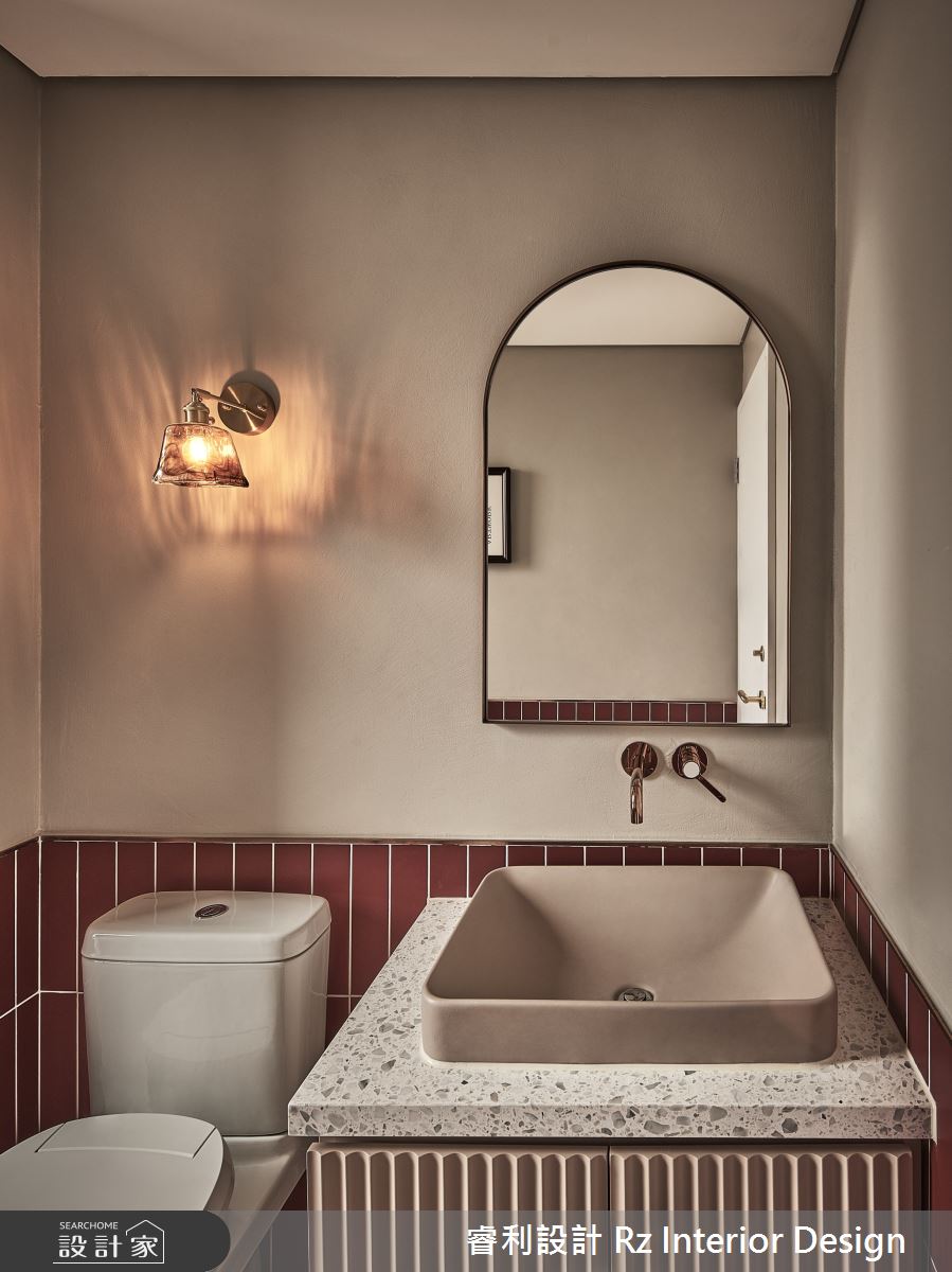 26坪新成屋(5年以下)＿混搭風浴室案例圖片＿睿利設計＿睿利_07.逆時針的餘燼之15