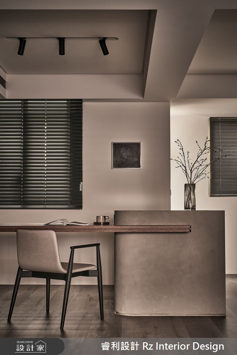 27坪新成屋(5年以下)＿混搭風餐廳中島案例圖片＿睿利設計＿睿利_06.心廊的自我本意之9