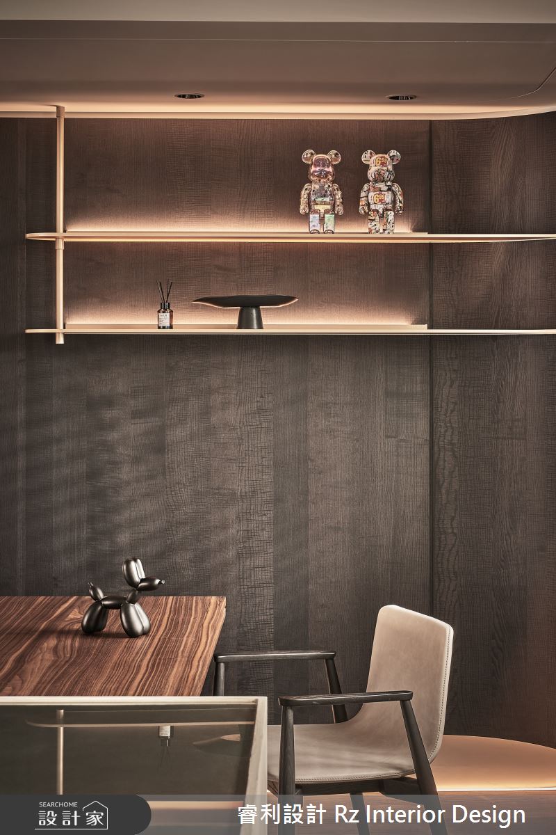 27坪新成屋(5年以下)＿混搭風餐廳中島案例圖片＿睿利設計＿睿利_06.心廊的自我本意之10